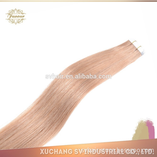 hot new products for 2015 Hot hair factory price best selling veriour texture and color double sided tape hair extensions
